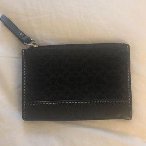Coach small zip wallet